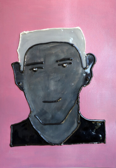 Schilderij getiteld "Tyler the creator a…" door Jhoan Roa, Origineel Kunstwerk, Acryl