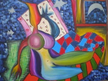 Painting titled "Sono da Beleza Prof…" by Jhonni Gerolim, Original Artwork, Oil