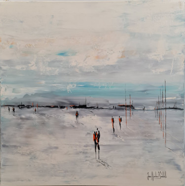 JOUR BLANC Peinture intitulée "JOUR BLANC" par Jean-Humbert Savoldelli, Œuvre d'art originale, Acrylique Monté sur Châssis