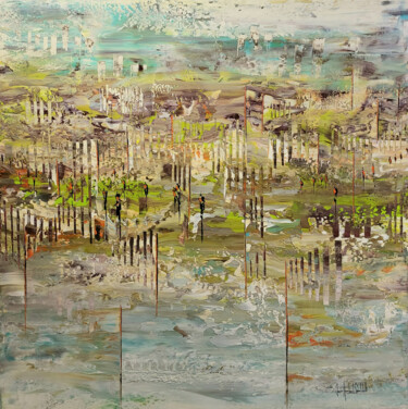 SENSATIONS Peinture intitulée "SENSATIONS" par Jean-Humbert Savoldelli, Œuvre d'art originale, Acrylique Monté sur Châssis
