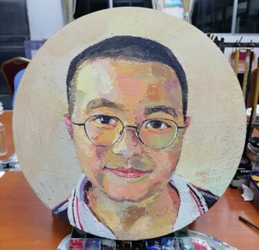 绘画 标题为“同学” 由Jianxing Li, 原创艺术品, 丙烯