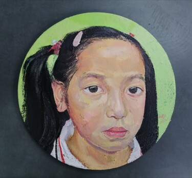Peinture intitulée "同学3" par Jianxing Li, Œuvre d'art originale, Acrylique