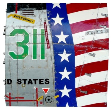 "AMERICAN PLANE 311" başlıklı Heykel Jerome Chauvin (JICE) tarafından, Orijinal sanat, Akrilik