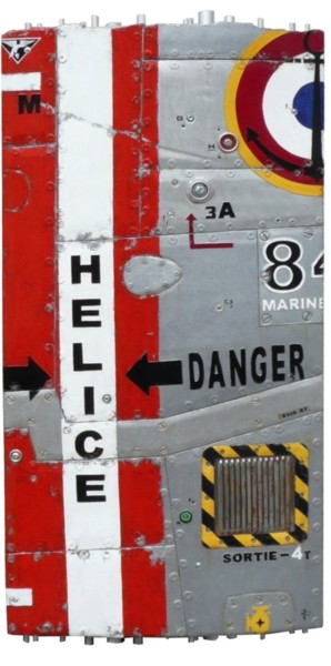 Sculpture titled "HELICE DANGER" by Jerome Chauvin (JICE), Original Artwork, Acrylic