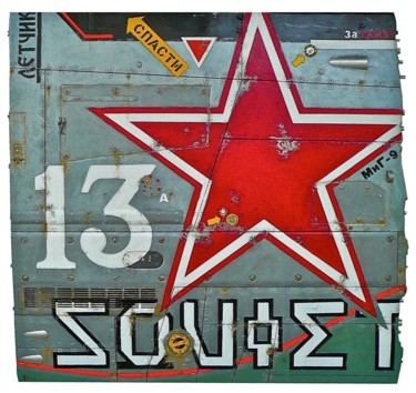 Escultura intitulada "SOVIET" por Jerome Chauvin (JICE), Obras de arte originais, Acrílico