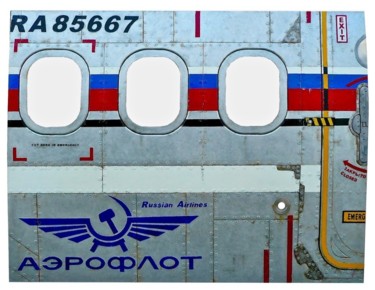 "AEROFLOT" başlıklı Heykel Jerome Chauvin (JICE) tarafından, Orijinal sanat, Akrilik