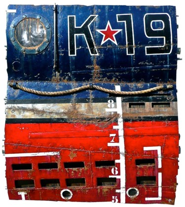 "K19" başlıklı Heykel Jerome Chauvin (JICE) tarafından, Orijinal sanat, Petrol