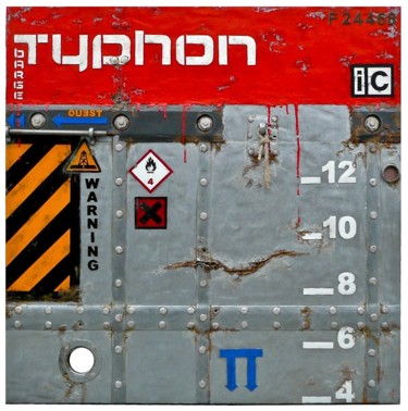 Escultura intitulada "TYPHON" por Jerome Chauvin (JICE), Obras de arte originais, Acrílico