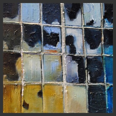 Peinture intitulée "Les vitres cassées" par Jicé, Œuvre d'art originale