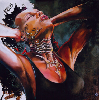 Pittura intitolato "Emotion tango" da Jicé, Opera d'arte originale