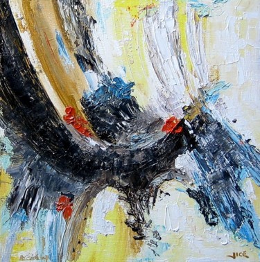 Painting titled "essor1" by Jicé, Original Artwork, Oil