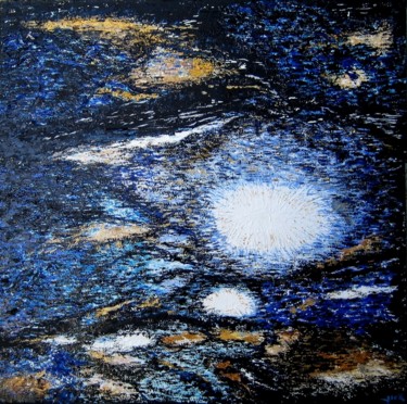 Pittura intitolato "cosmos" da Jicé, Opera d'arte originale, Olio