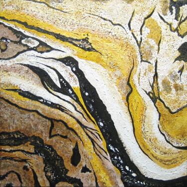 Peinture intitulée "geologia" par Jicé, Œuvre d'art originale, Huile