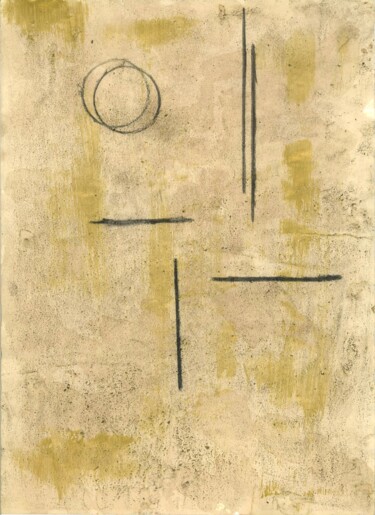 Disegno intitolato "Variation sur l'équ…" da Jiel, Opera d'arte originale, Carbone