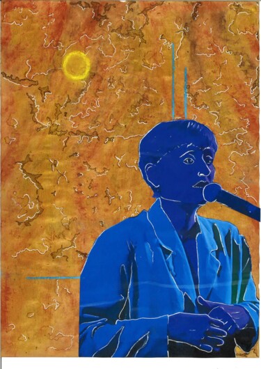 Κολάζ με τίτλο "Inspired by Gervais…" από Jiel, Αυθεντικά έργα τέχνης, Κολάζ