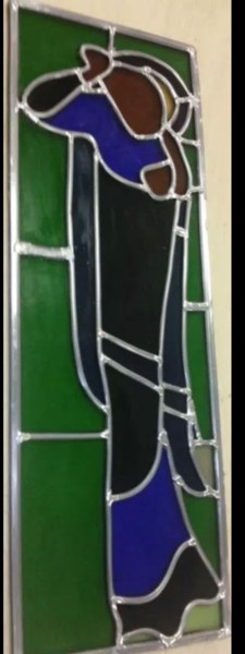 Sculpture titled "Vitrail" by Jilani Mtimet, Original Artwork, Glass