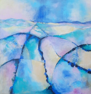 Pintura intitulada "La Mancha" por Jill Carrott, Obras de arte originais, Acrílico