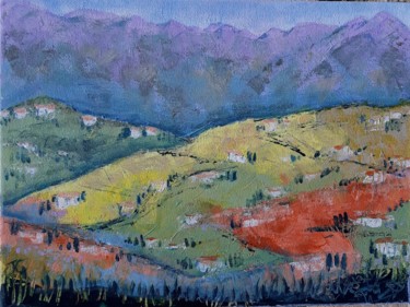 Painting titled "Sierra Almijara, Na…" by Jill Carrott, Original Artwork, Acrylic