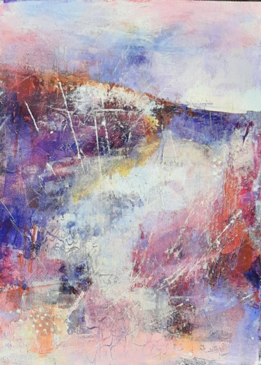 Pittura intitolato "Barranco Plano" da Jill Carrott, Opera d'arte originale, Acrilico