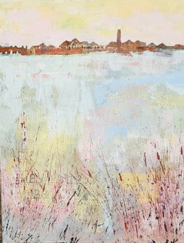 Pittura intitolato "Chimney soaring" da Jill Carrott, Opera d'arte originale, Acrilico