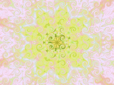 Digital Arts titled "Lighting up a Swirl…" by Jill Annette Johnson, Original Artwork, 2D Digital Work