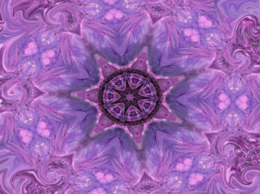 Digital Arts titled "Cedar Sun Pink Purp…" by Jill Annette Johnson, Original Artwork, 2D Digital Work