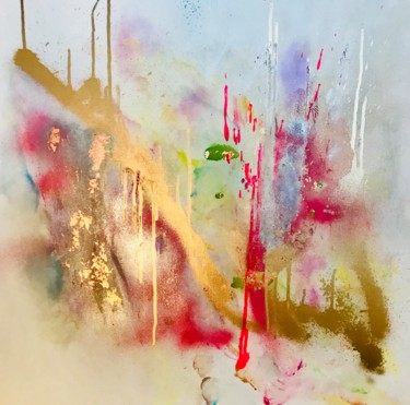 Pintura titulada "Moment of Melancholy" por Jilly Shires, Obra de arte original, Pintura al aerosol