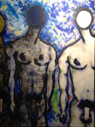 Painting titled "El Sexo Es Mi Traba…" by Jd Johnson, Original Artwork, Acrylic