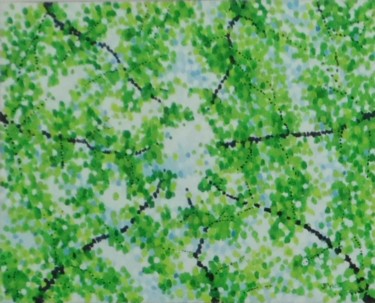 Malerei mit dem Titel "Série Vortex" von Jim Pescott, Original-Kunstwerk, Acryl