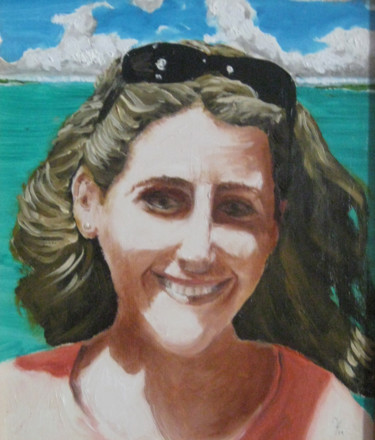 Painting titled "Elaine" by Jim Fischer, Original Artwork, Oil