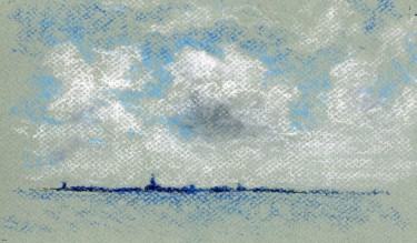 Картина под названием "Reproduction of Whi…" - Jim Fischer, Подлинное произведение искусства, Пастель