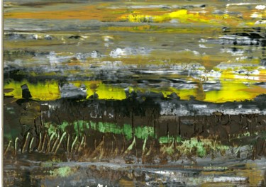 Painting titled "Barrage (see full n…" by Jim Fischer, Original Artwork, Oil Mounted on Wood Panel