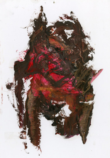 Malerei mit dem Titel "Cerebus" von Jim Fischer, Original-Kunstwerk, Öl