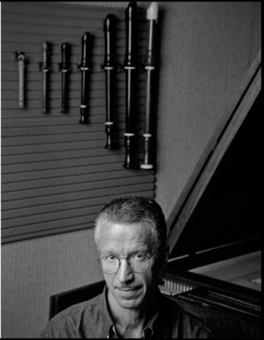 Photographie intitulée "Keith Jarrett, 1998" par Jimmy Katz, Œuvre d'art originale, Photographie argentique