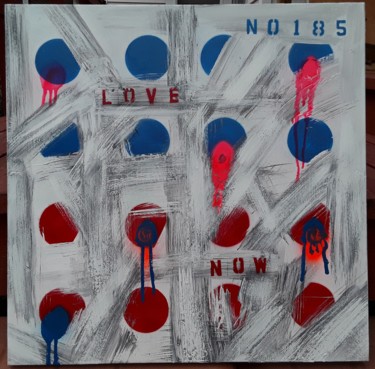 Painting titled "(SOLD)Love Now No.1…" by Jim Richards, Original Artwork, Acrylic