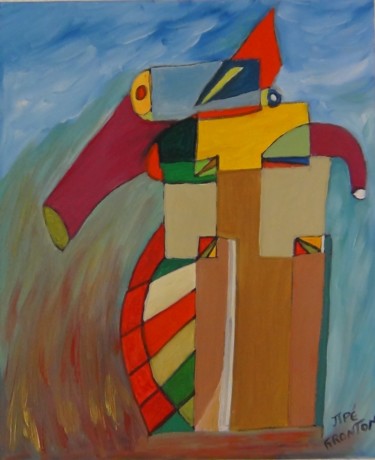 Peinture intitulée "Séries cub esp d 50…" par Jipé Fronton, Œuvre d'art originale, Acrylique