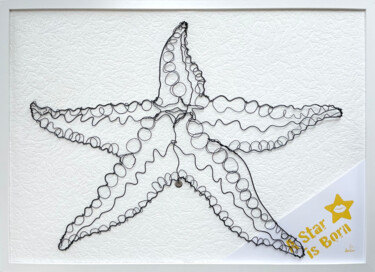 雕塑 标题为“A Star is Born” 由Jipedan, 原创艺术品, 铝 安装在其他刚性面板上