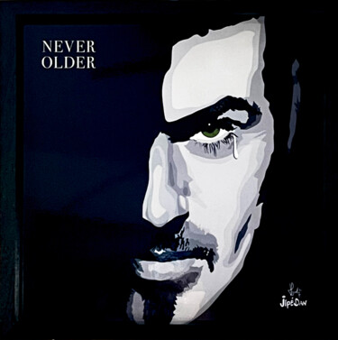 Digital Arts titled "Never Older" by Jipedan, Original Artwork, Digital Painting Mounted on Other rigid panel