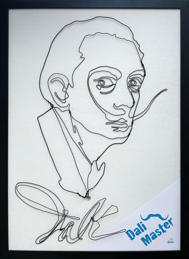 Sculpture titled "Dali Master" by Jipedan, Original Artwork, Aluminium Mounted on Other rigid panel