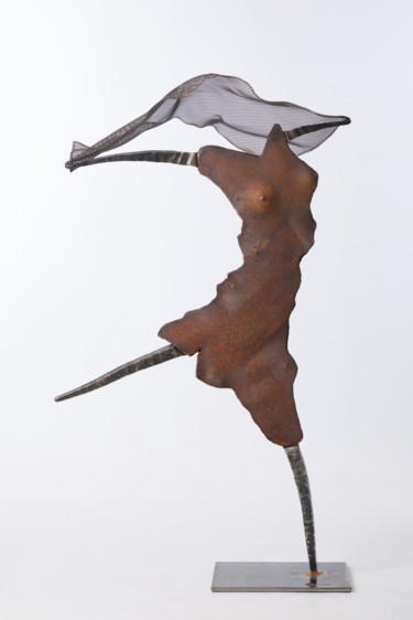 Scultura intitolato "Dancer" da Jiri Genov, Opera d'arte originale, Metalli