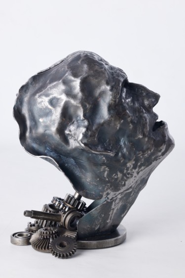 Sculpture intitulée "Bad Day" par Jiri Genov, Œuvre d'art originale, Métaux