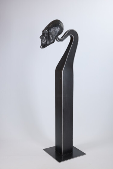 Sculptuur getiteld "Yes-man - kinetic s…" door Jiri Genov, Origineel Kunstwerk, Metalen