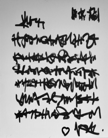 "letter to my son" başlıklı Tablo V.O.N.D. tarafından, Orijinal sanat, Akrilik
