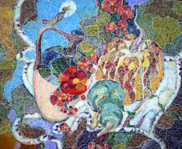 Pintura intitulada "Pumpkins 2" por Jivko Ianev, Obras de arte originais, Óleo