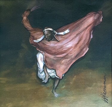 Pintura titulada "Vaudou" por Jj. Kerouman, Obra de arte original, Tinta