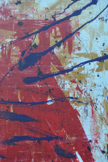 Картина под названием "TM20190911" - Jean-Jacques Minardi (Ipo), Подлинное произведение искусства, Акрил Установлен на Дерев…