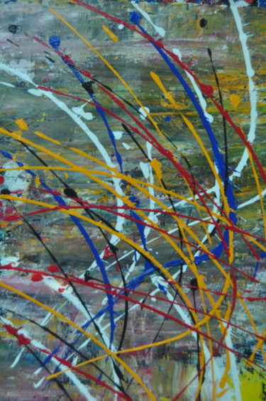 Painting titled "TM20200628" by Jean-Jacques Minardi (Ipo), Original Artwork, Acrylic Mounted on Wood Stretcher frame
