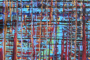 Malerei mit dem Titel "4920220207" von Jean-Jacques Minardi (Ipo), Original-Kunstwerk, Acryl Auf Keilrahmen aus Holz montiert