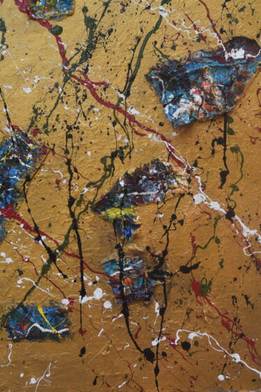 Painting titled "Etablishement" by Jean-Jacques Minardi (Ipo), Original Artwork, Acrylic Mounted on Wood Stretcher frame
