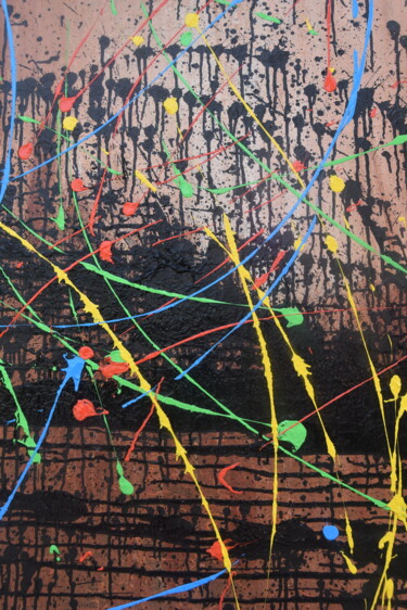 Peinture intitulée "music" par Jean-Jacques Minardi (Ipo), Œuvre d'art originale, Acrylique Monté sur Châssis en bois